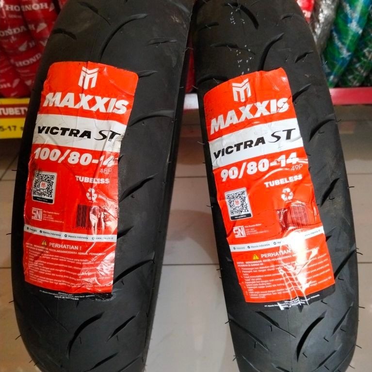 Ban luar VARIO 150, MAXXIS 100/80-14 dan 90/80-14 Victra, Diamond Original Maxxis