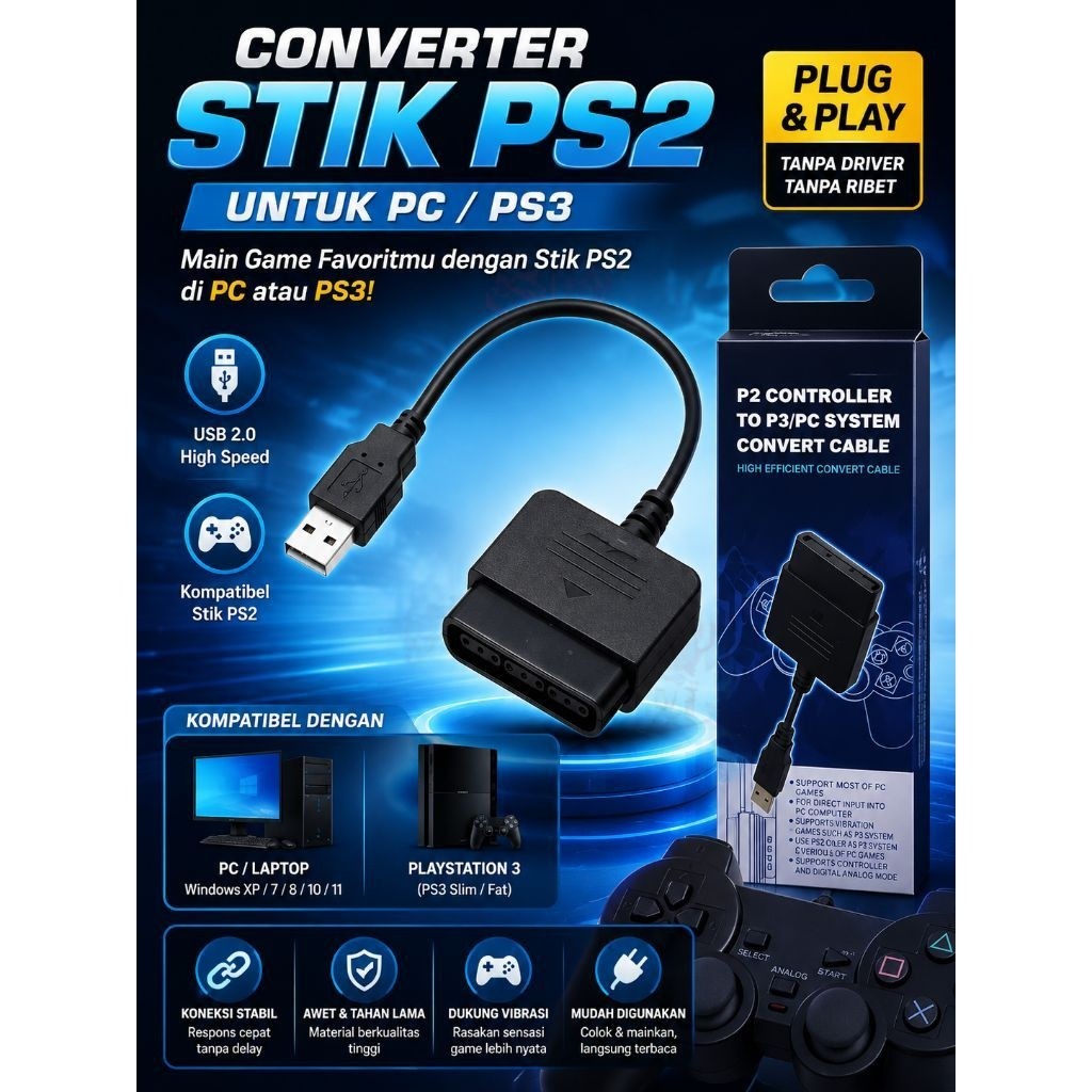 CONVERTER USB STIK PS2