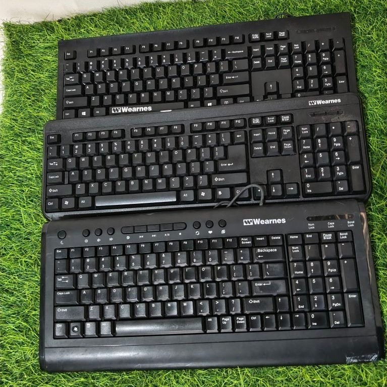 KEYBOARD USB WEARNES – FULL SIZE second normal BERGARANSI