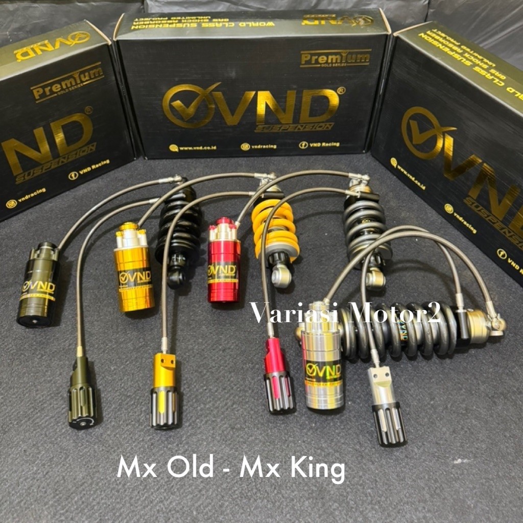 MONOSHOCK VND AK666 TABUNG PISAH MX OLD MX KING 205MM SHOCKBREAKER SHOCK BELAKANG MX KING