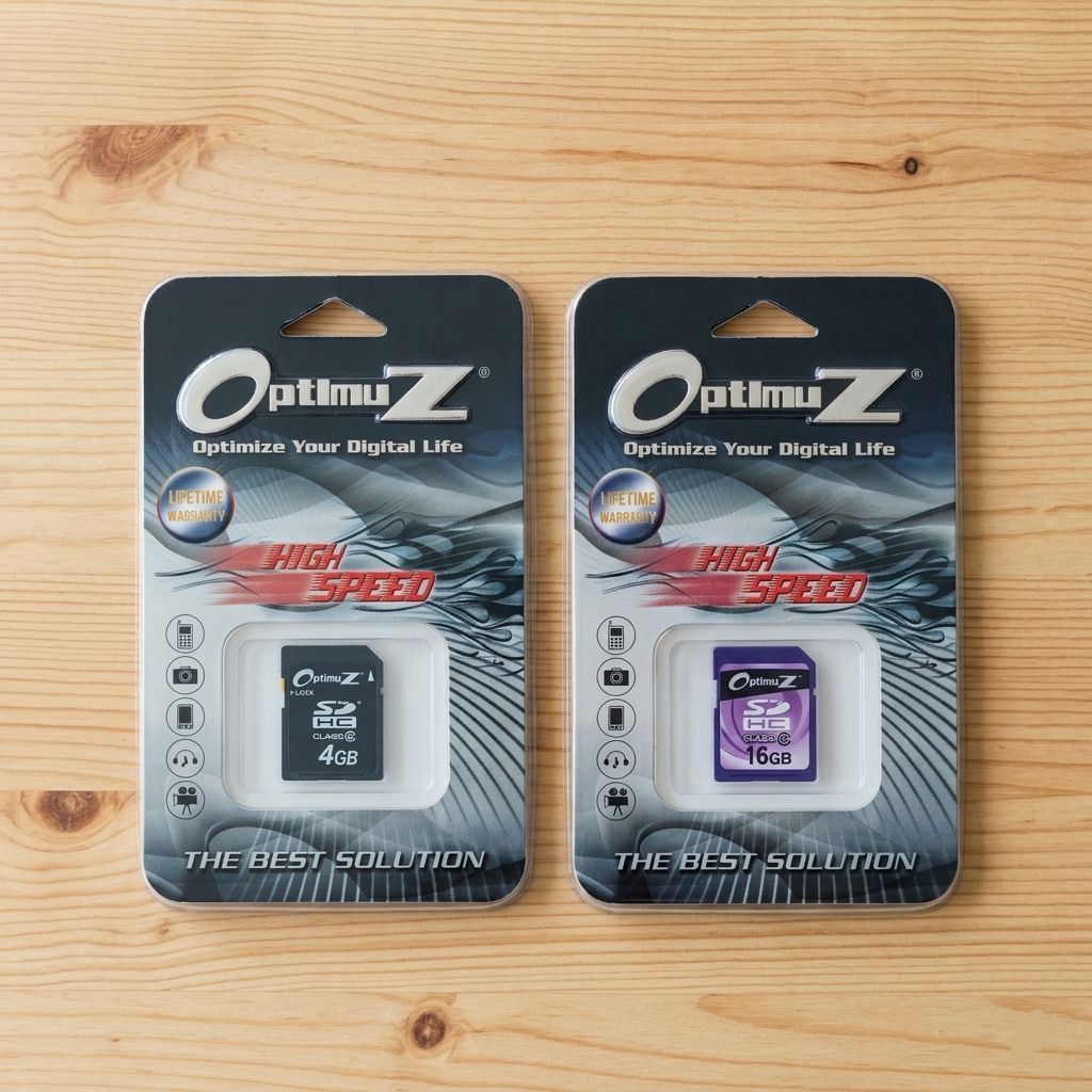 Kartu Memori SDHC OptimuZ 4GB Class 4 & 16GB Class 6 High Speed Original Garansi Resmi - SD Card Kam