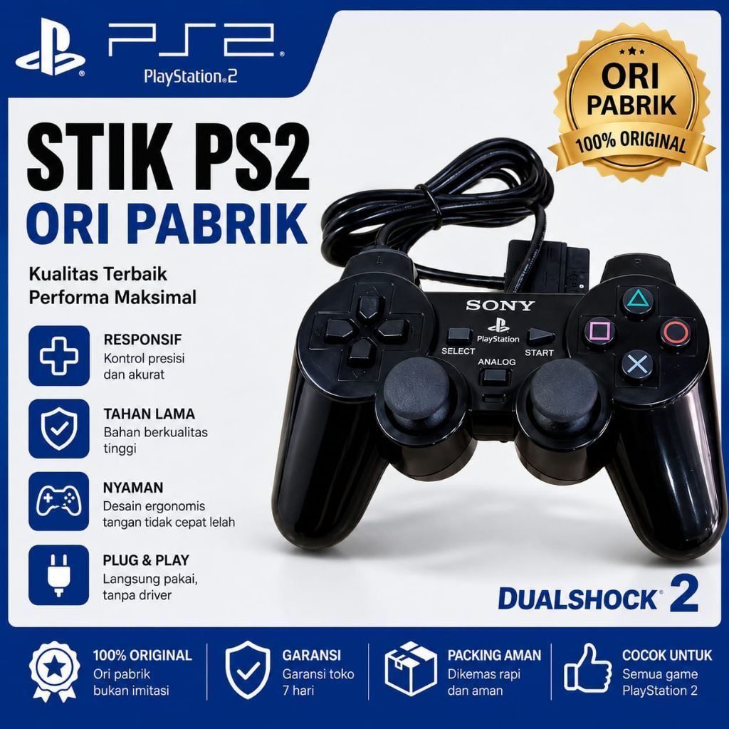 Stik analog ps2 ori pabrik