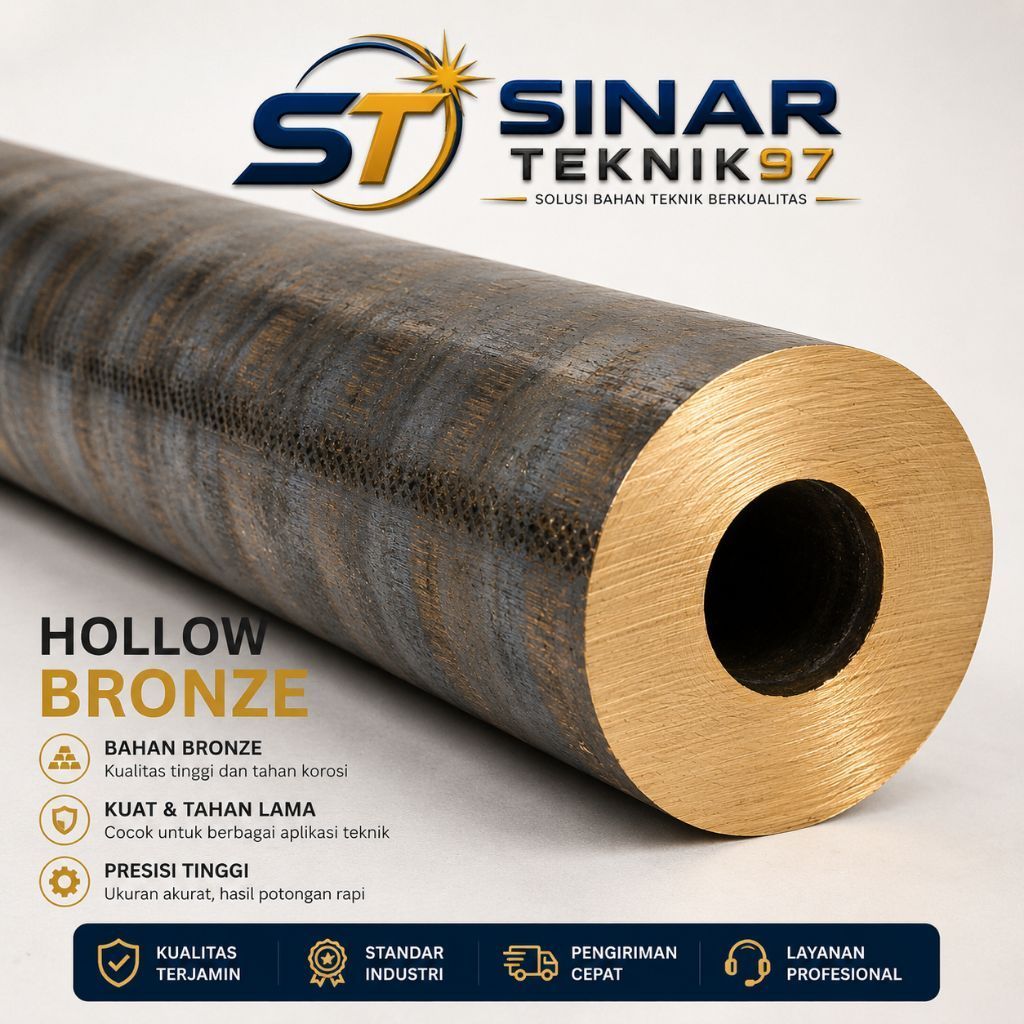 Hollow Bronze ( OD 33mm ID 17mm ) x 50mm