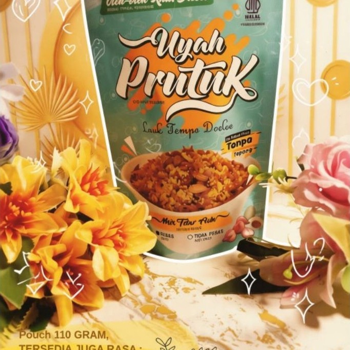 Uyah Prutuk Khas Brebes Lauk Tempo dulu Sedap Gurih Nikmat Kemasan Pouch 110 Gram