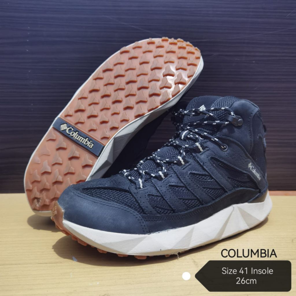 Columbia Facet Ridge Waterproof 'Black White' Sz 41