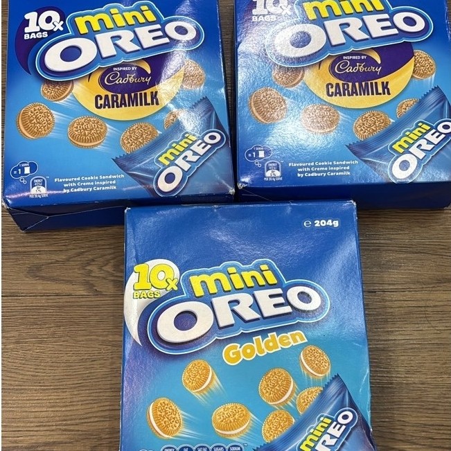 Mini Oreo Cadbury Caramilk / Mini Oreo Golden