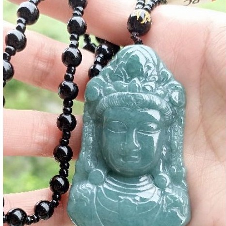 kalung jade carving dewi kwan im