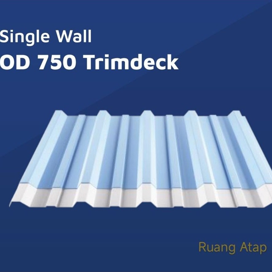 Atap Single Layer dr. shield / atap pvc sing single layer /dr.shield trimdek 75
