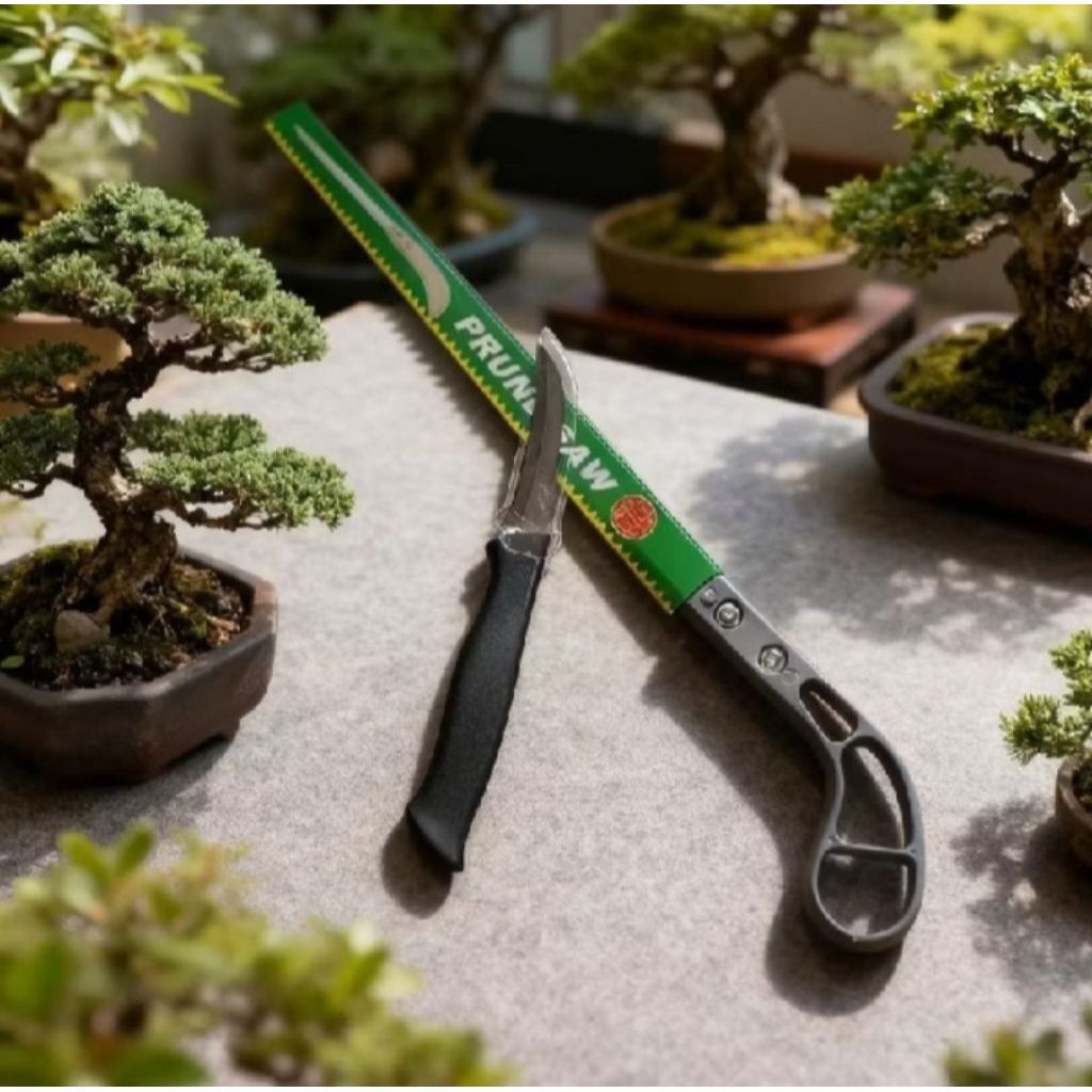 Set 2 Pcs Pisau okulasi+ Gergaji Bonsai Paket Berkebun pohon Bonsai