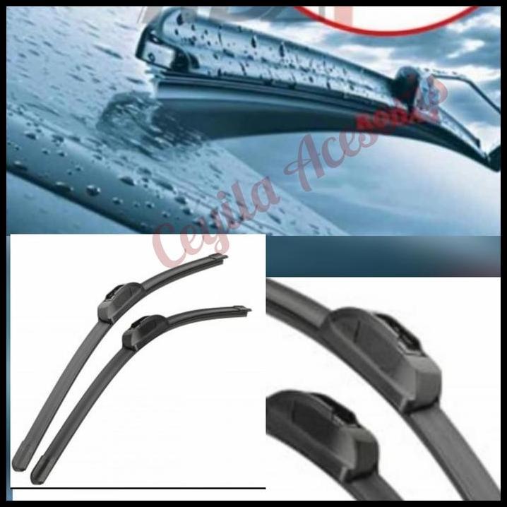 TERLARIS WIPER FRAMELESS MOBIL LUXIO (20 - 18) BANANA 1 SET 2 PCS 