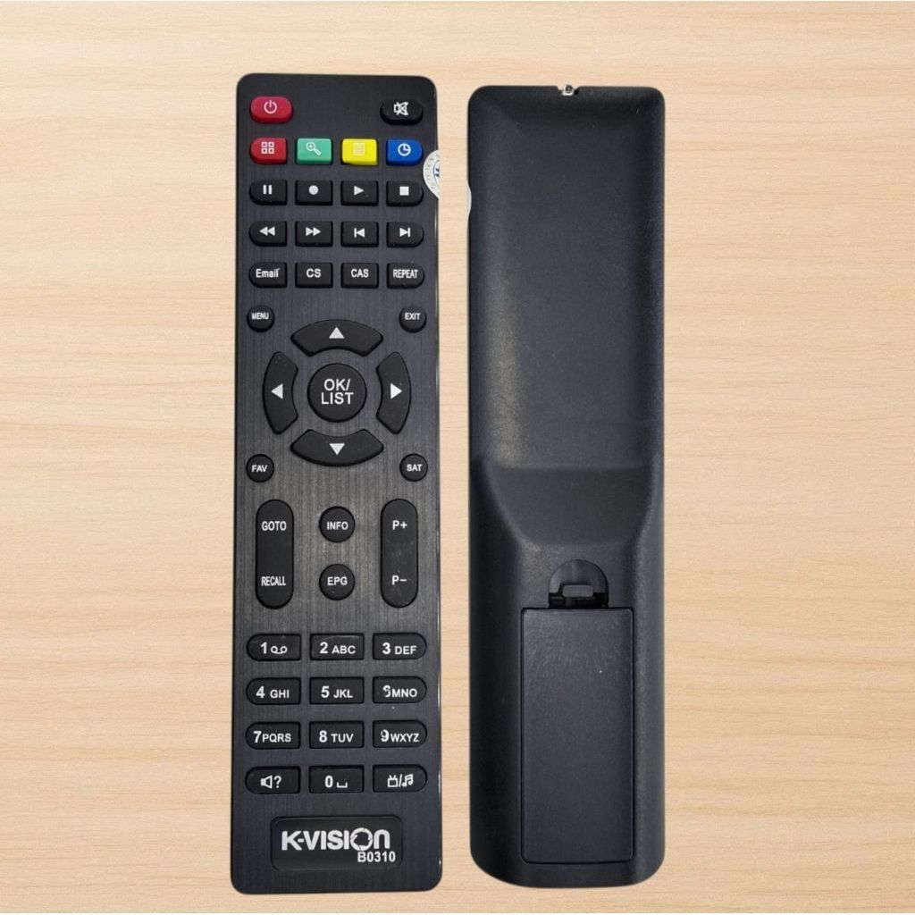 Remote K-Vision B0310 untuk Receiver STB K-Vision Cartenz K2000 Tanpa Setting