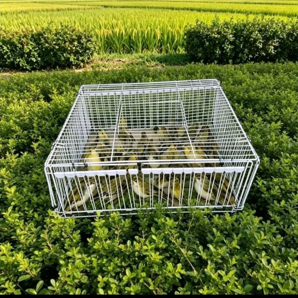 perangkap burung /jebakan burung sawah hutan liar (untuk burung Pipit puyuh gereja dan burung liar l