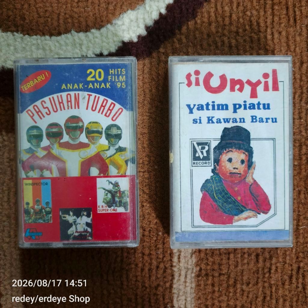 Kaset Pita 20 Hits Film Anak 1995 dan Si Unyil