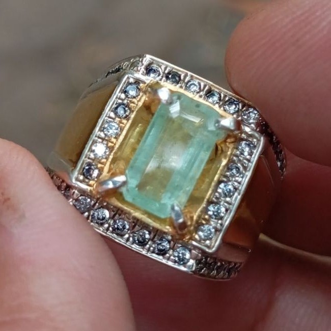 zamrud minor Colombia Ethiopia est ring perak