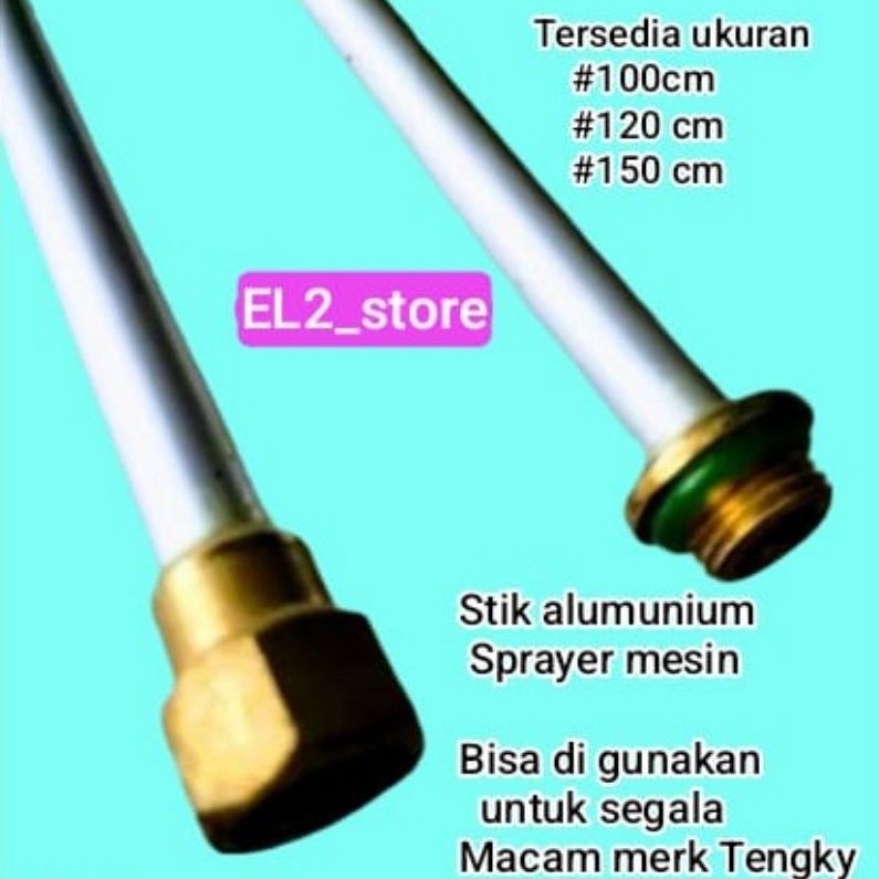 Stik sprayer mesin bahan alumunium, stik sprayer panjang