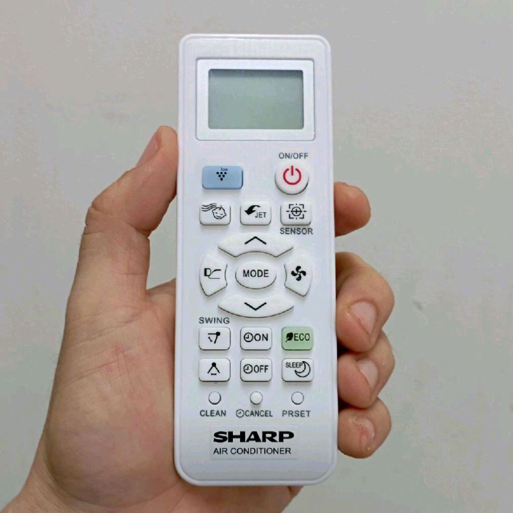 Remote Remot AC Universal Pengganti Tanpa Setting Sharp AH-X6ZY AH-X10ZY