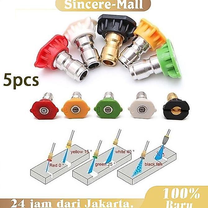 Promo Nozzle Tip Spray Nozzle Tip Quick Connect Pressure Washer Spray Nozzle Diskon