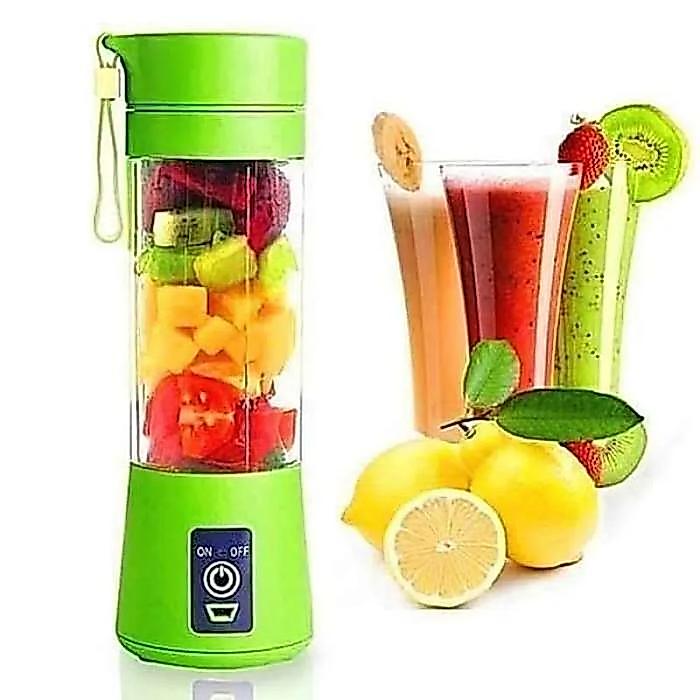 Promo Blender Usb Portable Mini Hm-03 4 Pisau 380Mililiter