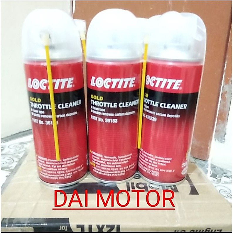 New Engine conditioner/carbon cleaner/dcs/ throtle cleaner foam chamber/loctite throttle gold New