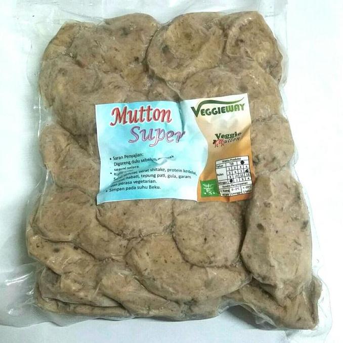 MUTTON SUPER,1kg,(FROZEN FOOD), HALAL, VEGAN, VEGGIE WAY