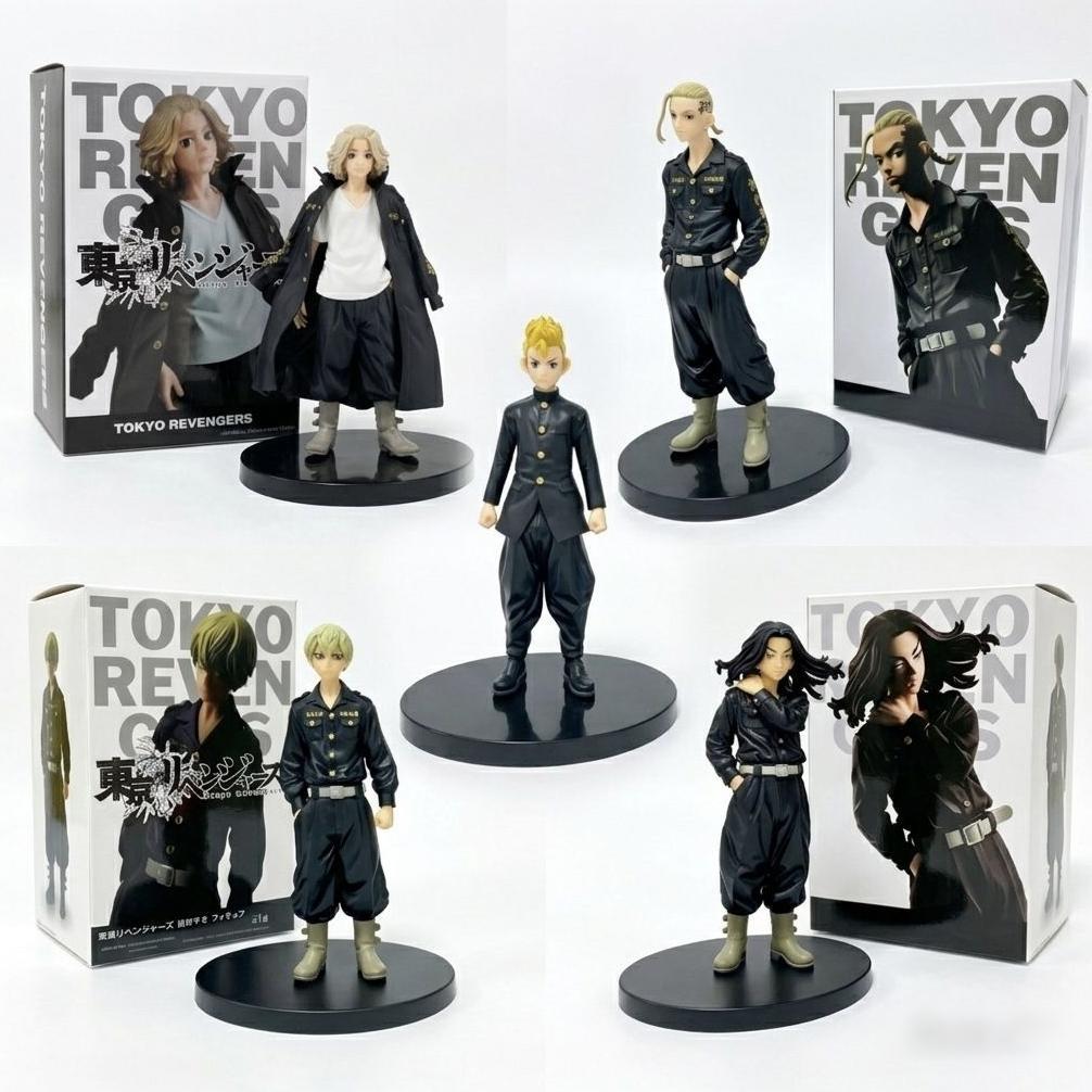 [ FIGURE TOKYO REVENGERS ] Action figure koleksi anime tokyo revengers mikey draken takemichi baji c