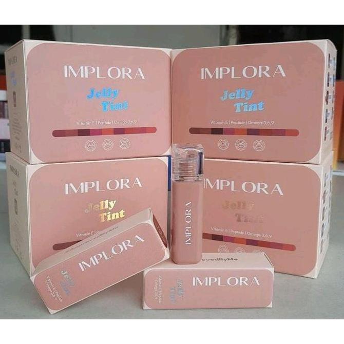 Liplus- Terbaru Implora Implora Jelly Tint - Lip Tint - Liptint Bibir Gloss Lipstick Lipcream Lipsti