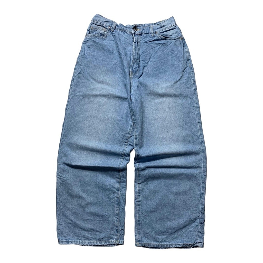 Celana Panjang jeans wanita Wide leg by colza size 28