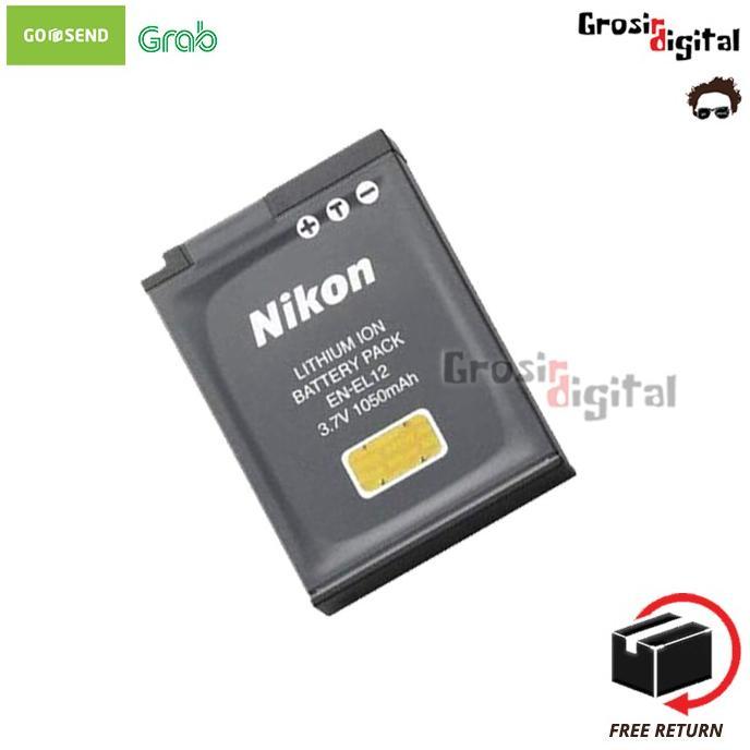 Baterai Nikon EN-EL12 For Nikon Coolpix A900, AW120, AW130, S29900, P340, S9700, S9600, P330, S9400,
