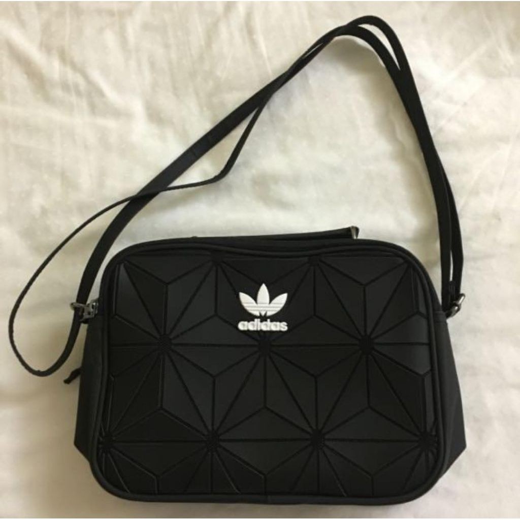 Tas Selempang Adidas 3D Mini Airliner Bag Black Issey Miyake Style
