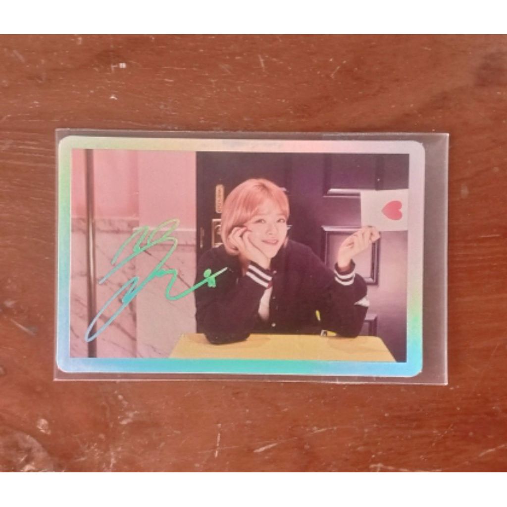 Official PC Photocard Jeongyeon Twice Holo Hologram Signal