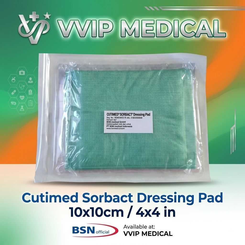 Cutimed Sorbact Dressing Pad 10x10 / Cutimed Sorbact / Perban 10 x 10