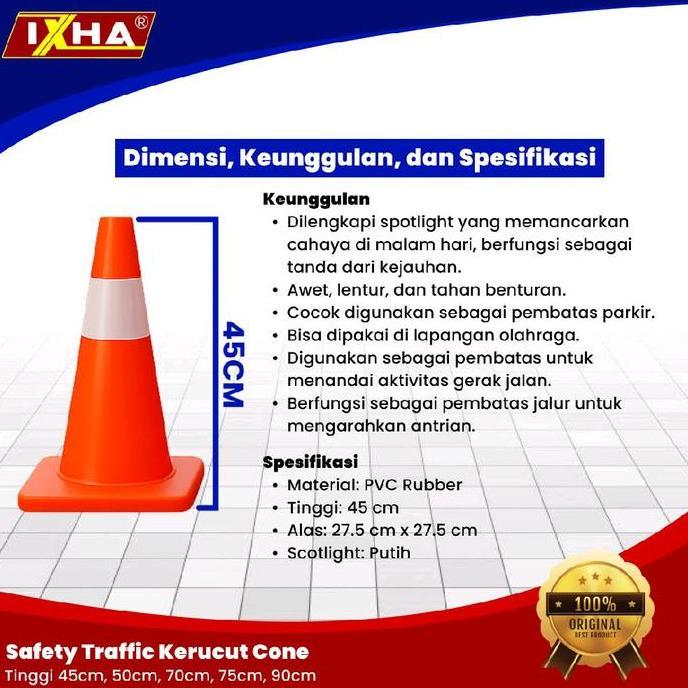 DISKON Safety Traffic Kerucut Cone traffic cone