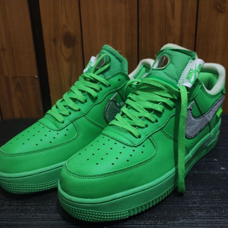 Nike Air Force 1 X Off White Brooklyn Green Original