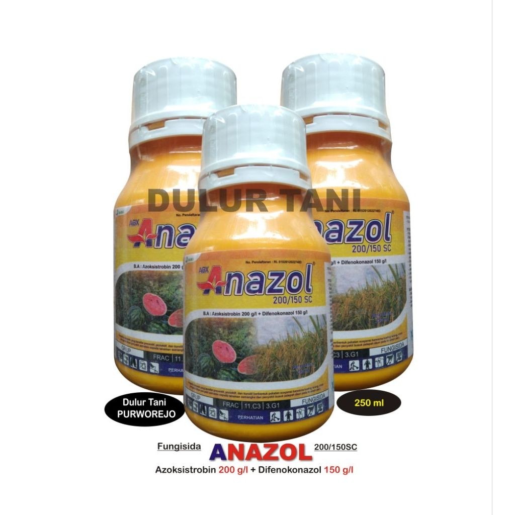 Fungisida ANAZOL 250 ml Azoksistrobin 200% + Difenokonazol 150%