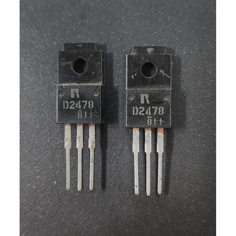 TRANSISTOR D2478 SILICON NPN POWER TRANSISTOR DGN DARLINGTON DAN DIODE 80V 4A 30W - COMPLEMENT B1616