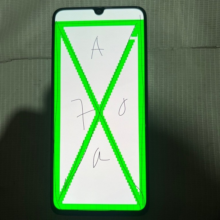 lcd+fream Samsung A70 No minus