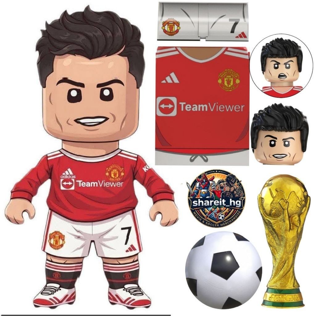 Action figure mini, Cristiano Ronaldo Manchester United