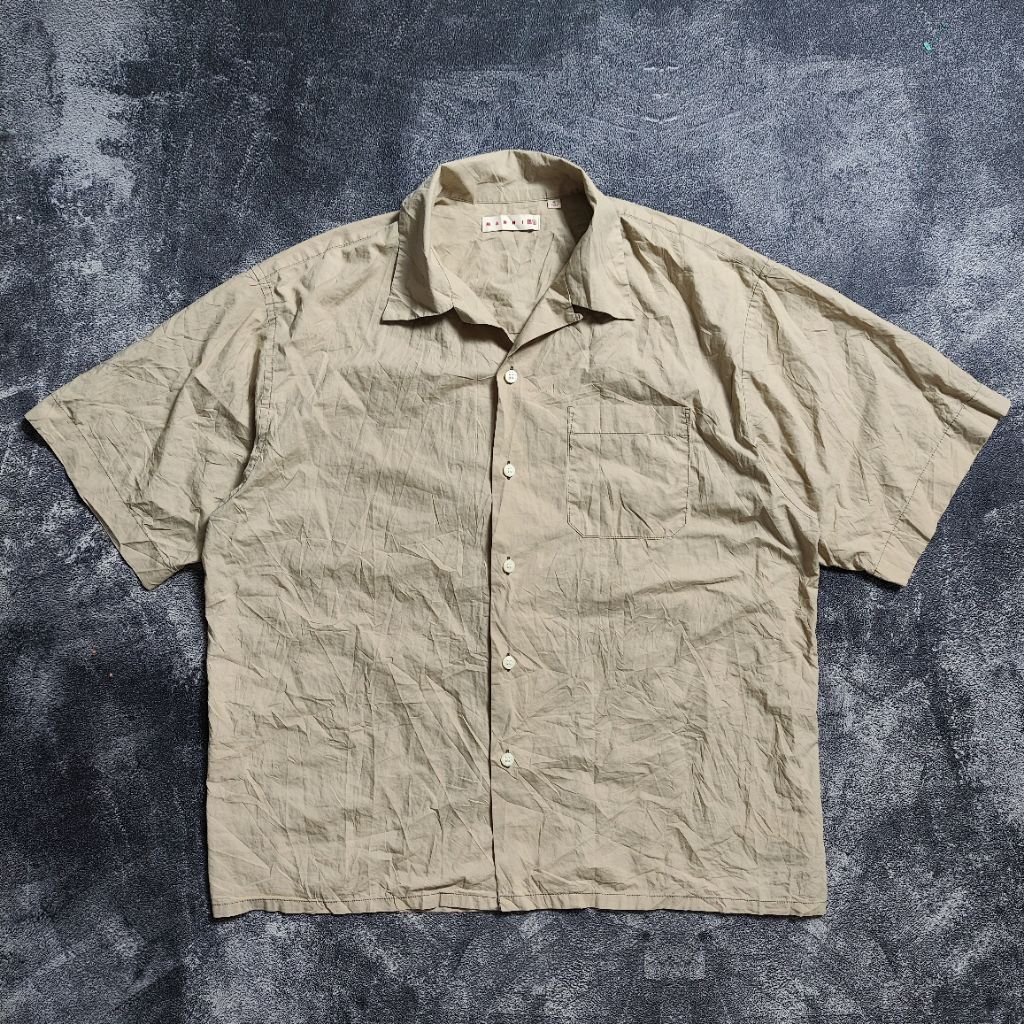 (XL Oversize) UNIQLO x MARNI Camp Collar Shirt