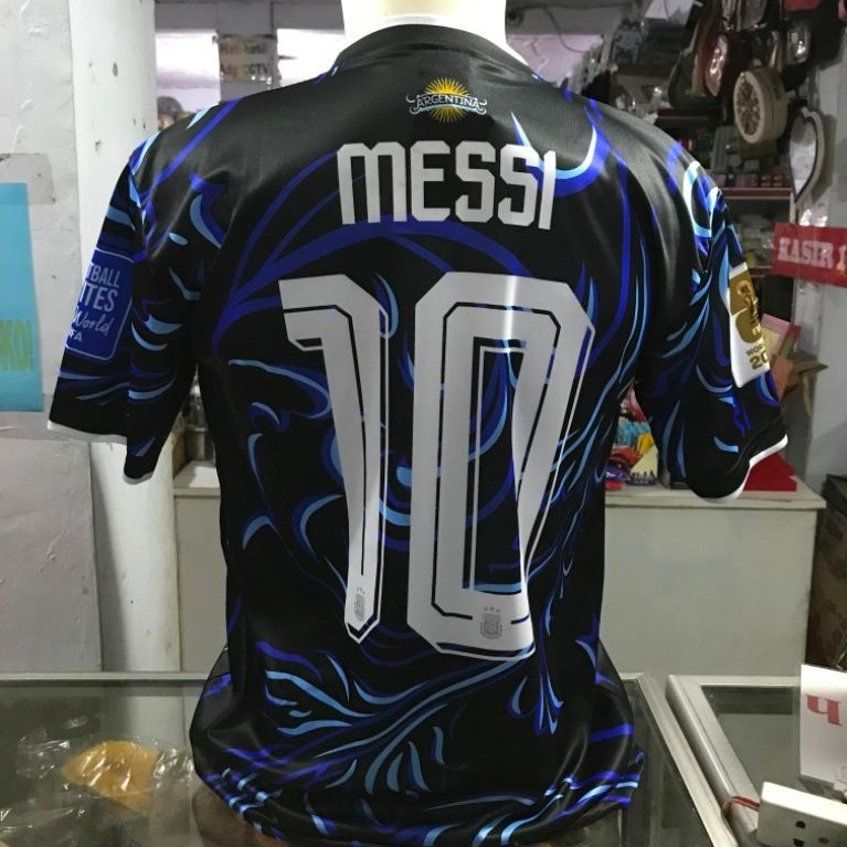 JERSEY ARGENTINA AWAY 2026 NAMESET MESSI 10 + PATCH WORLD CUP CHAMPIONS 2022