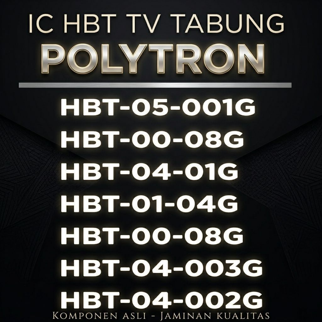 IC TV POLYTRON TABUNG HBT SECOND NORMAL