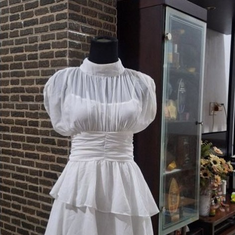 Dress sifon / Dress putih