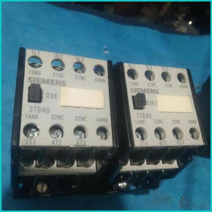 MAGNETIC CONTACTOR KONTAKTOR SIEMENS 3TB40 22E 20A 220V. RESTOCK