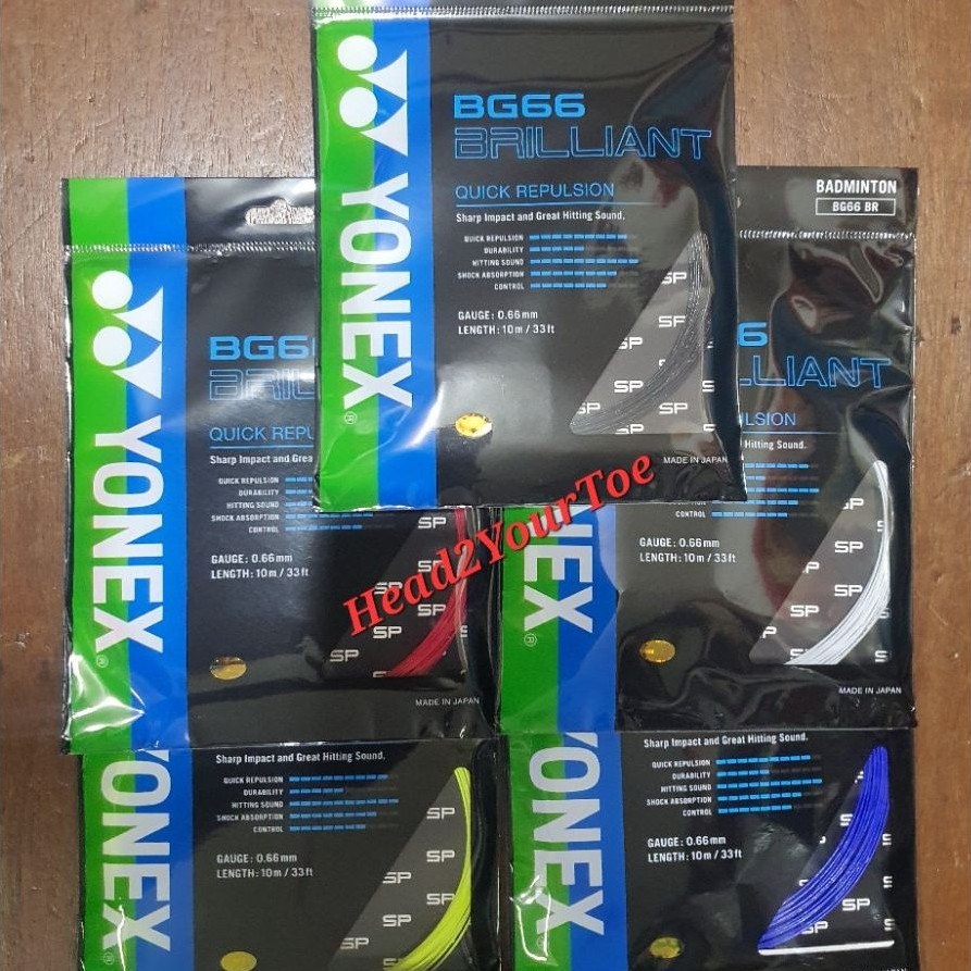 Senar Raket Yonex BG66 Brilliant