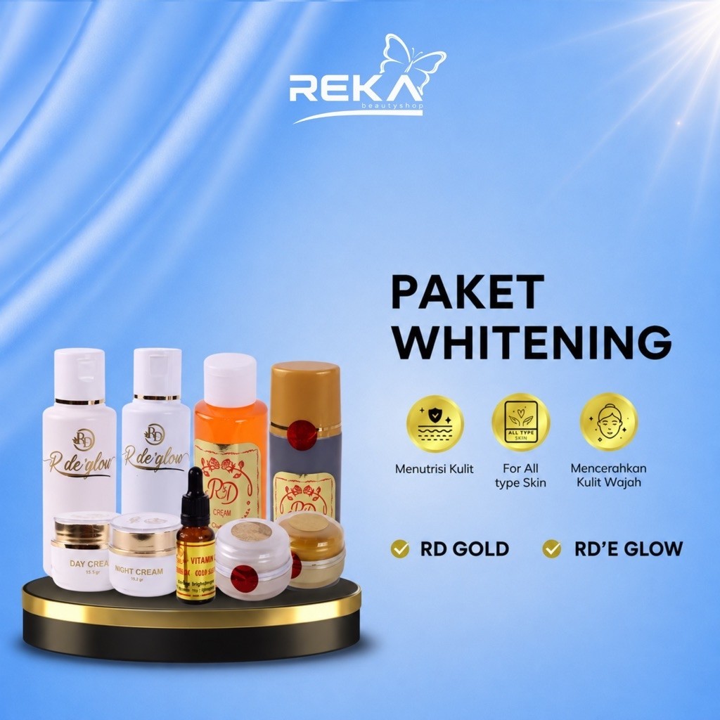 Paket Whitening RinnaDiazella (RD GOLD & RDE GLOW)