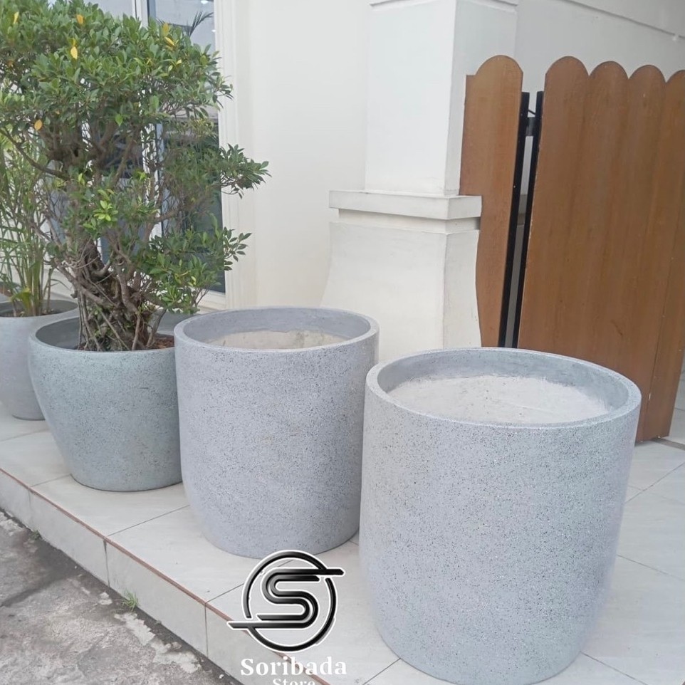 Pot Bunga | Pot Batu | Pot Bunga Super Jumbo | Pot Bunga Jumbo | Dekorasi Rumah | Hiasan Taman