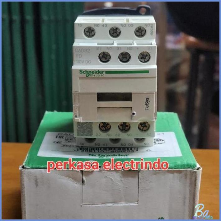 CONTAKTOR KONTAKTOR SCHNEIDER CAD32FD 110V DC ASLI