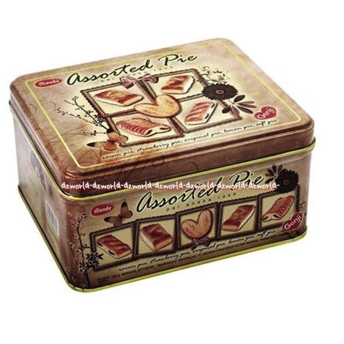 Monde Assorted Pie Genji Kaleng 285gr Biskuit Pie Pai Aneka Rasa Pay Strawberry Lemon Pie Soft Kue L