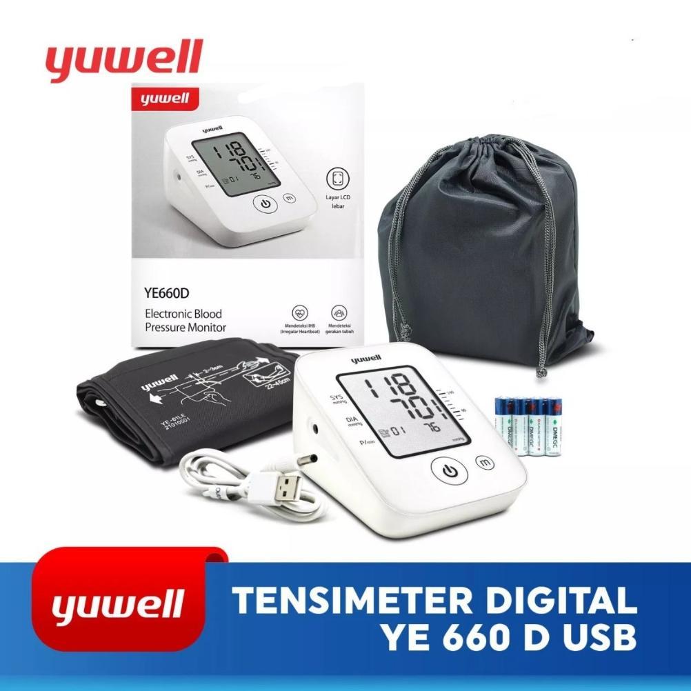 YUWELL Tensimeter digital yuwell 660 D With USB / Tensimeter