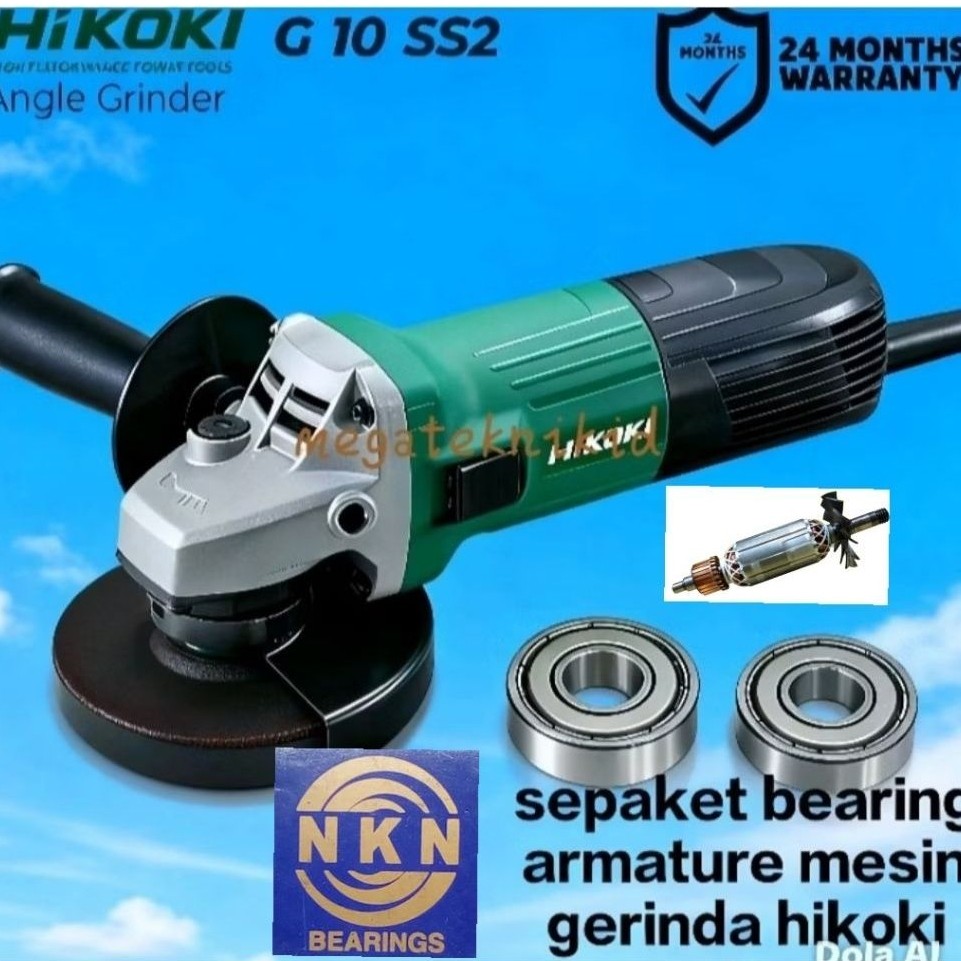 bearing klaher(NKN)gerinda hitachi g10ss hikoki/laher armature  gerinda hikoki hitachi g 10ss