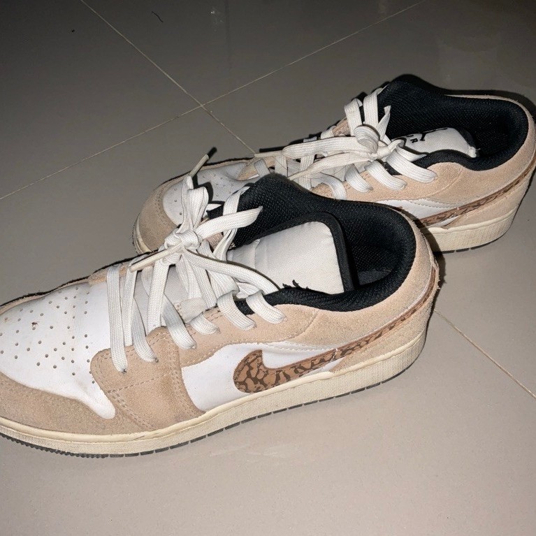pl nike air jordan brown elephant 24.5 cm (nego)